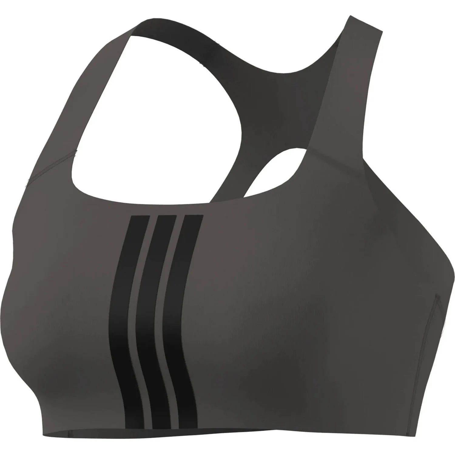 adidas - Womens Optime 3-Stripes Medium Support Bra - Image 4