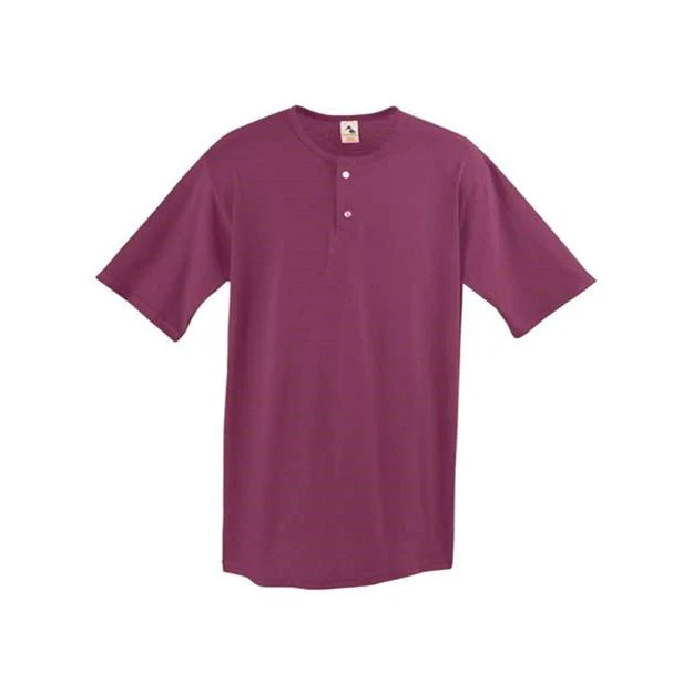 Augusta Sportswear - Mens 580 Two-Button Baseball Jersey - Image 3
