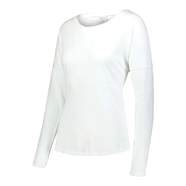 Augusta Sportswear - Womens 3077 Lux Triblend Long Sleeve T-Shirt - Image 14