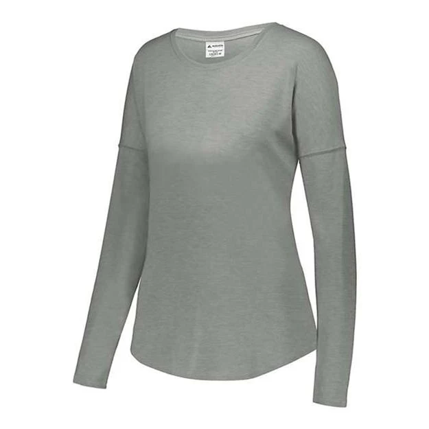 Augusta Sportswear - Womens 3077 Lux Triblend Long Sleeve T-Shirt - Image 16