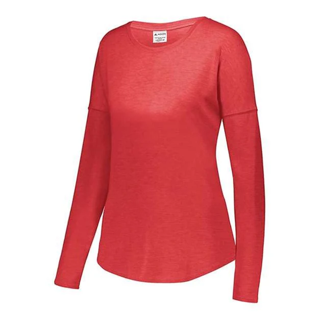 Augusta Sportswear - Womens 3077 Lux Triblend Long Sleeve T-Shirt - Image 5