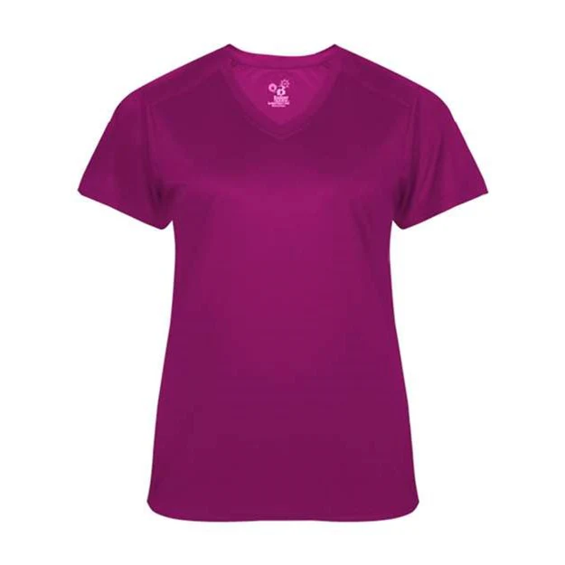 Badger - Womens 4062 Ultimate Softlock V-Neck T-Shirt - Image 7