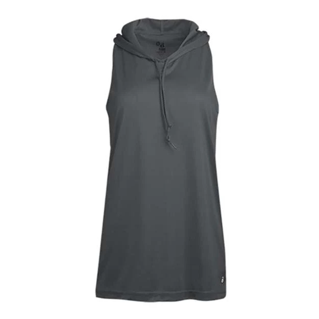 Badger - Womens 4111 B-Core Racerback Hooded Tank Top - Image 11