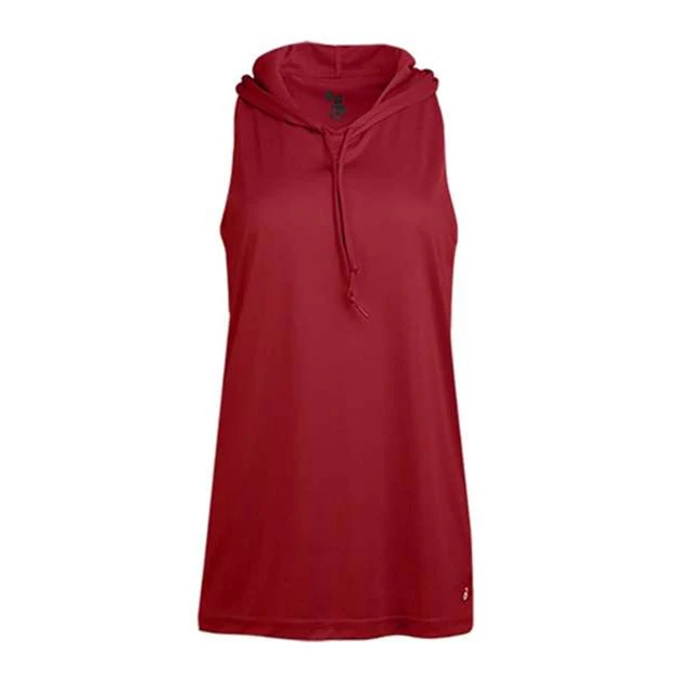 Badger - Womens 4111 B-Core Racerback Hooded Tank Top - Image 7