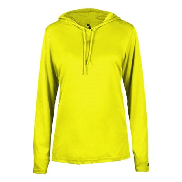 Badger - Womens 4165 B-Core Long Sleeve Hooded T-Shirt - Image 13
