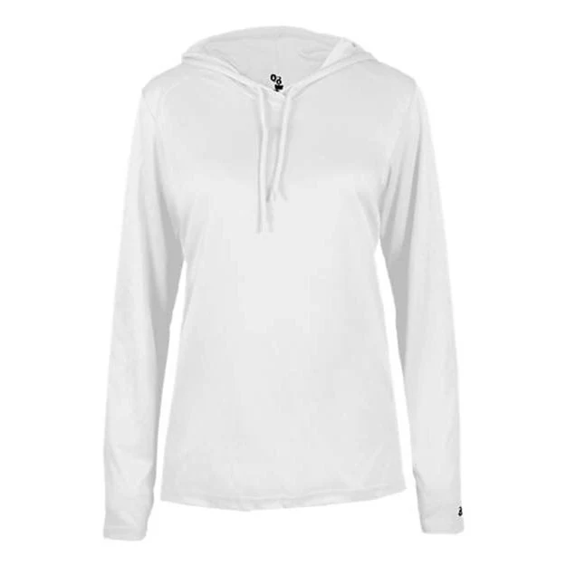 Badger - Womens 4165 B-Core Long Sleeve Hooded T-Shirt - Image 15