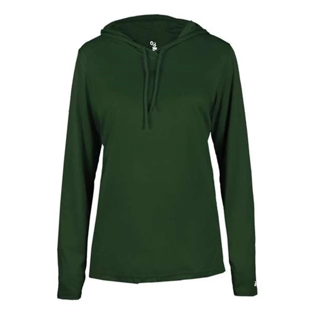 Badger - Womens 4165 B-Core Long Sleeve Hooded T-Shirt - Image 21