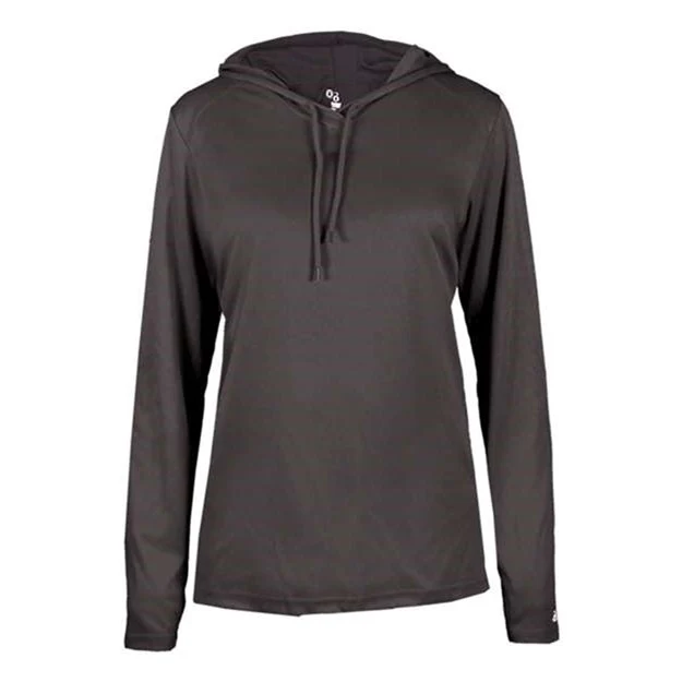 Badger - Womens 4165 B-Core Long Sleeve Hooded T-Shirt - Image 23
