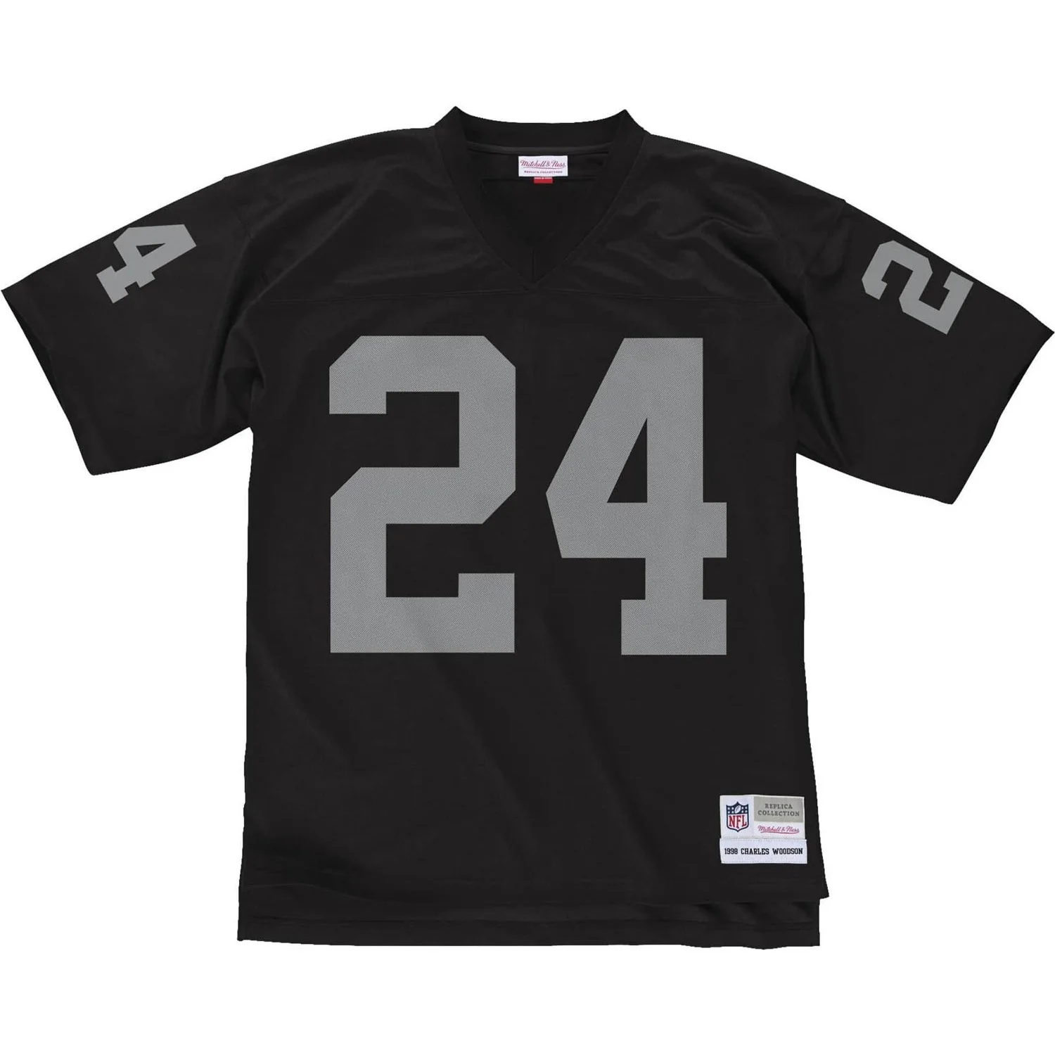 Mitchell And Ness - Oakland Raiders Mens Nfl Legacy 1998 Charles Woodson Jersey - Image 3