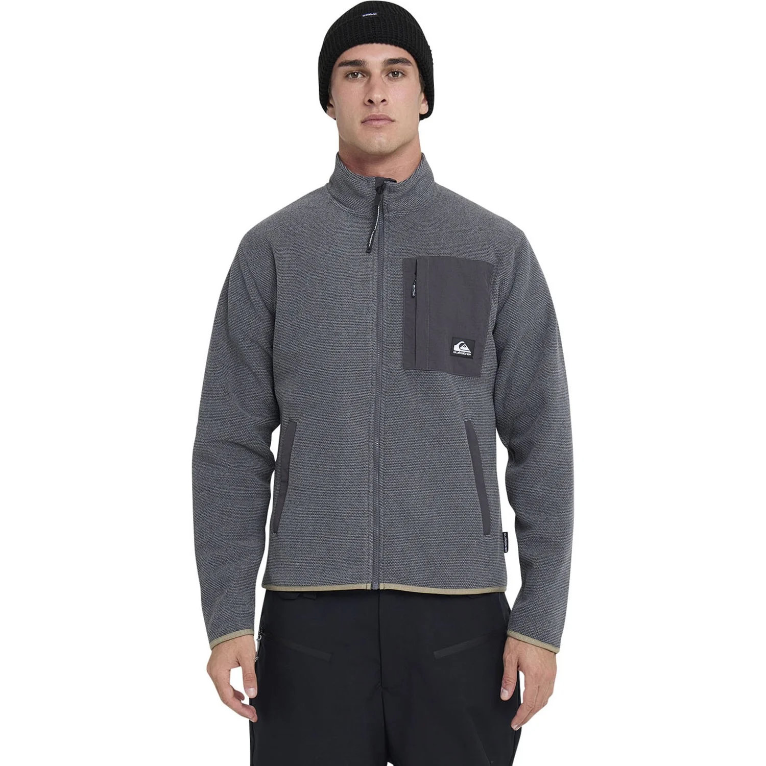 Quiksilver - Mens Aker Fz Full Zip Hoodie - Image 3
